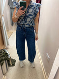 Sasa Barrel Jeans ~ Midnight wash