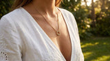Nathalia Long Chain Necklace Gold