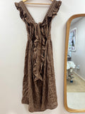 Everyday Style Story ~ Maria Tie Back Dress ~ coffee stripe