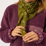 100% Wool Scarf Louise - Khaki
