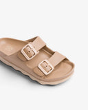 Women's Aqua Buye Brown Water Flip-Flops
