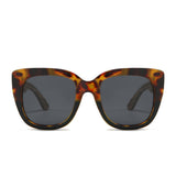 RIVIERA TOFFEE - Sunglasses l Tort/Black frame l Black Lens l Walnut Arms