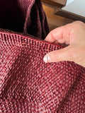 ESS Nariño hand woven Palm Tote ~ Vino & Cafe