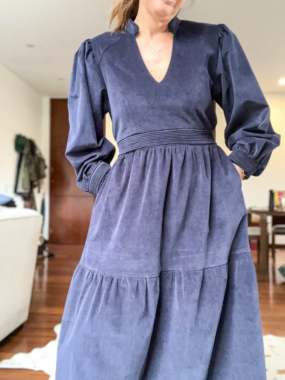 Everyday Style Story ~ Otono.24 ~ Martina Dress ~ Navy Needlecord