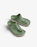 Women's Aqua Praia Water Flip-Flops Khaki