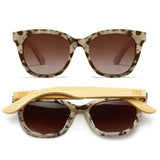 LILA GRACE IVORY TORTOISE l Sunglasses l Graduated Brown Lens l White Maple Arms