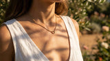 Nathalia Short Chain Necklace Gold