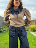 Everyday Style Story Chapter9 ~ Marisa Puff Sleeve Sweatshirt ~ Mushroom