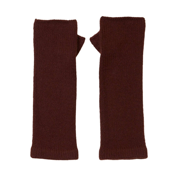 Cashmere Wrist Warmers -Chocolate