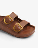 Flat Sandal Aqua Buye Brown Beige