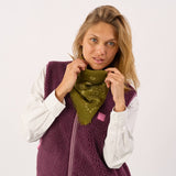 Small scarf in 100% wool Alice - Khaki
