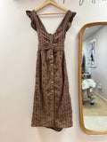 Everyday Style Story ~ Maria Tie Back Dress ~ coffee stripe