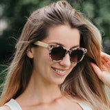 LILA GRACE IVORY TORTOISE l Sunglasses l Graduated Brown Lens l White Maple Arms