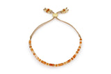 Liv Red Agate Gold Bracelet