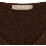 Marta Marlene  Mohair Vest ~ Chocolate