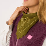 Small scarf in 100% wool Alice - Khaki