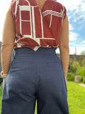 Everyday Style Story ~Verano25~ Camila Linen pants ~ Navy