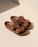 Flat Sandal Aqua Buye Brown Beige