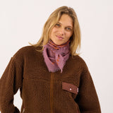 Small scarf in 100% wool Sacha - Mauve