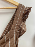 Everyday Style Story ~ Maria Tie Back Dress ~ coffee stripe