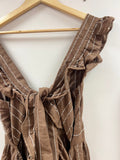 Everyday Style Story ~ Maria Tie Back Dress ~ coffee stripe