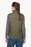 Ilse Jacobsen Beat01 Quilted Vest ~ Army Green