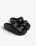 Flat Sandal Aqua Buye Black Gray