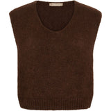 Marta Marlene  Mohair Vest ~ Chocolate
