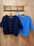 Puff sleeve Summer Knit - Navy