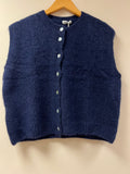 Sleeveless Summer Knit - Navy
