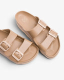 Women's Aqua Buye Brown Water Flip-Flops
