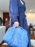 ESS Almeja Fabric Oversized Clutch ~ Retro Denim