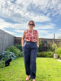 Everyday Style Story ~Verano25~ Camila Linen pants ~ Navy