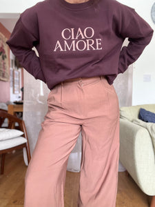 Grace & Mila Sigil Ciao Amore Sweatshirt