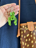 Salsa drop earrings ~ manzana