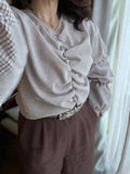 Everyday Style Story ~ Elisa Top ~ Gingham Cocoa