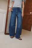 Milore Barrel Jeans ~ Indigo blue