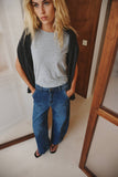 Milore Barrel Jeans ~ Indigo blue