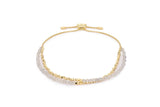 Juniper Gold & Labradorite Double Strand Bracelet