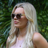 LILA GRACE IVORY TORTOISE l Sunglasses l Graduated Brown Lens l White Maple Arms
