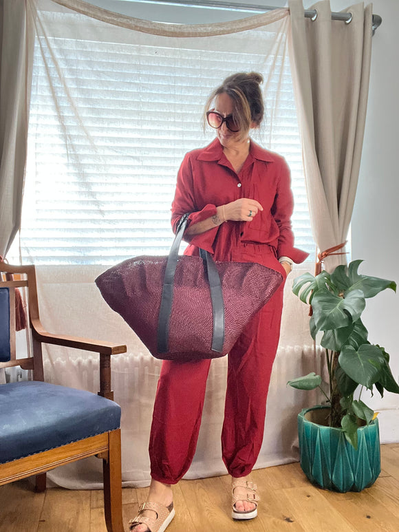 Everyday Style Story ~ Verano25  ~ Elisa Lino pants ~ Burnt Umber