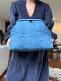 ESS Almeja Fabric Oversized Clutch ~ Retro Denim