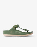 Women's Aqua Praia Water Flip-Flops Khaki