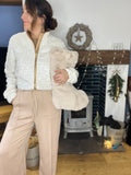 Everyday Style Story ~ Coco Bomber ~ Ivory Sequin