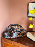 ESS Almeja Leather Clutch ~ Leo Mocha