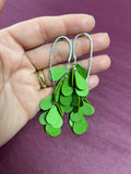 Salsa drop earrings ~ manzana