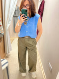 Sleeveless Summer Knit - French Blue