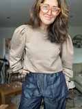 Everyday Style Story Chapter9 ~ Marisa Puff Sleeve Sweatshirt ~ Mushroom