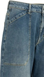 Yaya Cargo Jeans ~ Blue denim