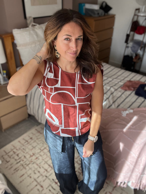 Everyday Style Story ~ Verano25 ~ Alba Top ~ Terracotta